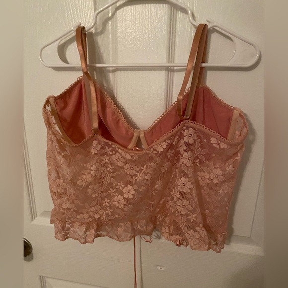 SHEIN Mauve Pink Corset Top - Picture 2 of 2